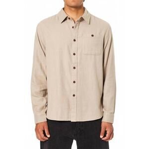 NEW KATIN twiller flannel shirt in vintage khaki
